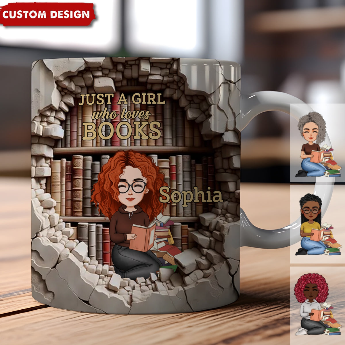 Books Are The Keys To The Magic Of The Universe - Personalized Mug - Christmas Gift For Book Lovers