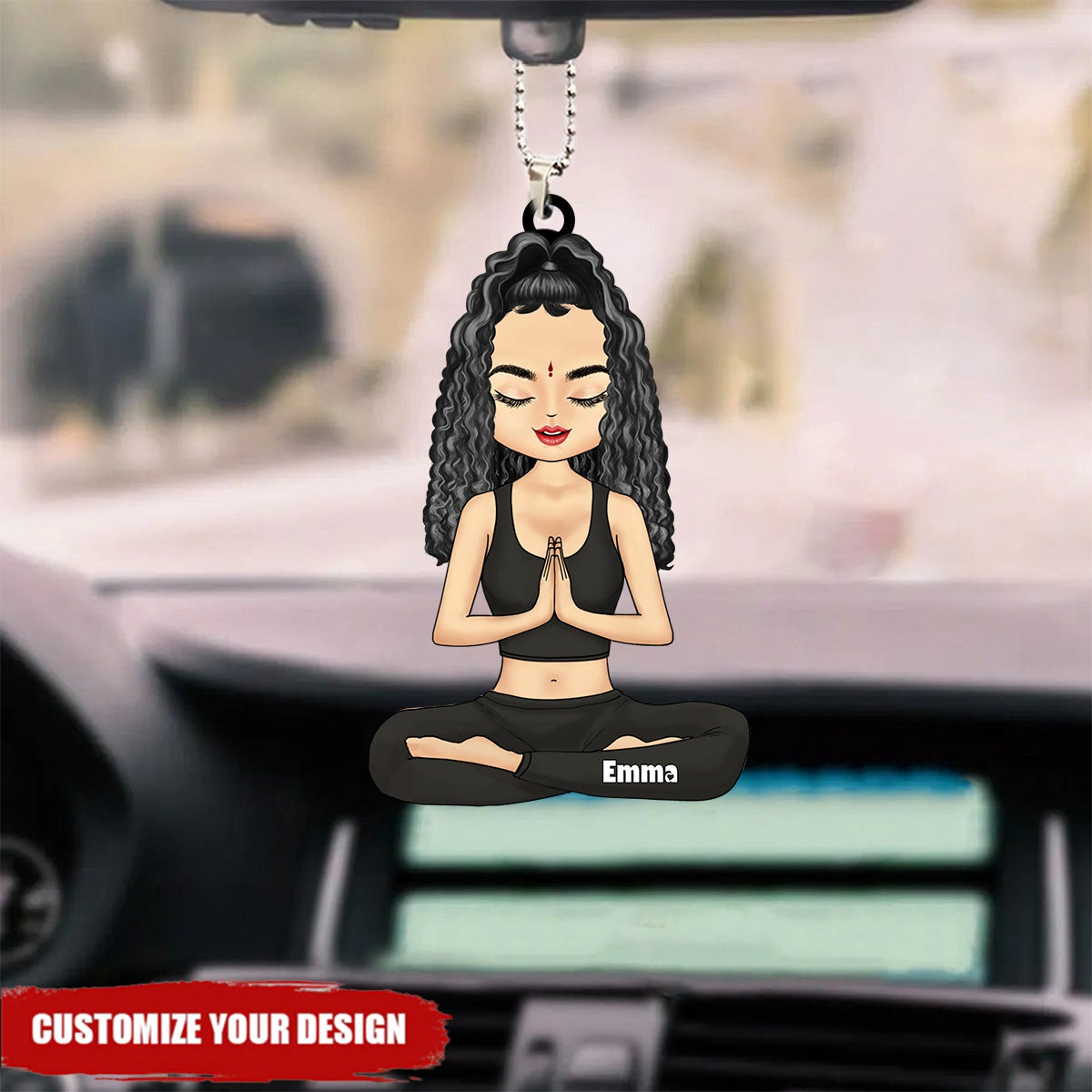 Personalized Ornament Birthday Gift For Yoga Lovers