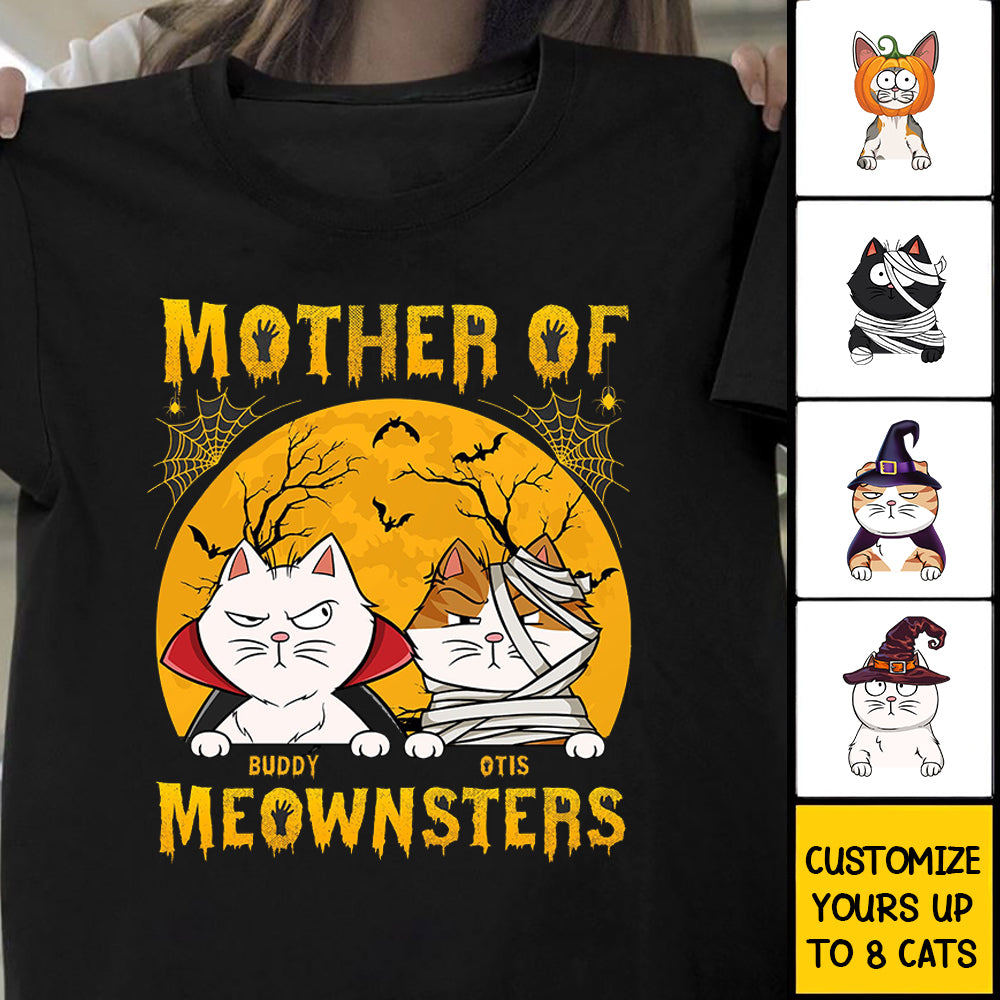 Mother Of Meownsters - Personalized Shirt