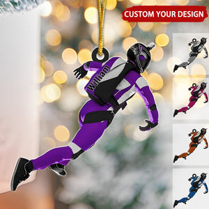 Parachutist Personalized Christmas Ornament, Gift For Extreme Sports Lover