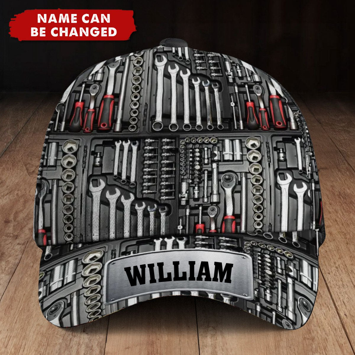 Tool Box Mechanic Personalized Classic Cap, Father's Day, Gifts for Men, Toolkit