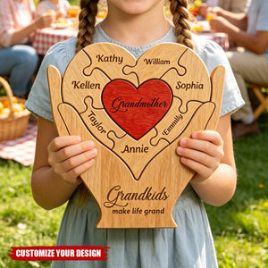 Grandma, Nana, Gigi You Are The Piece That Holds Us Together - Personalized Puzzle