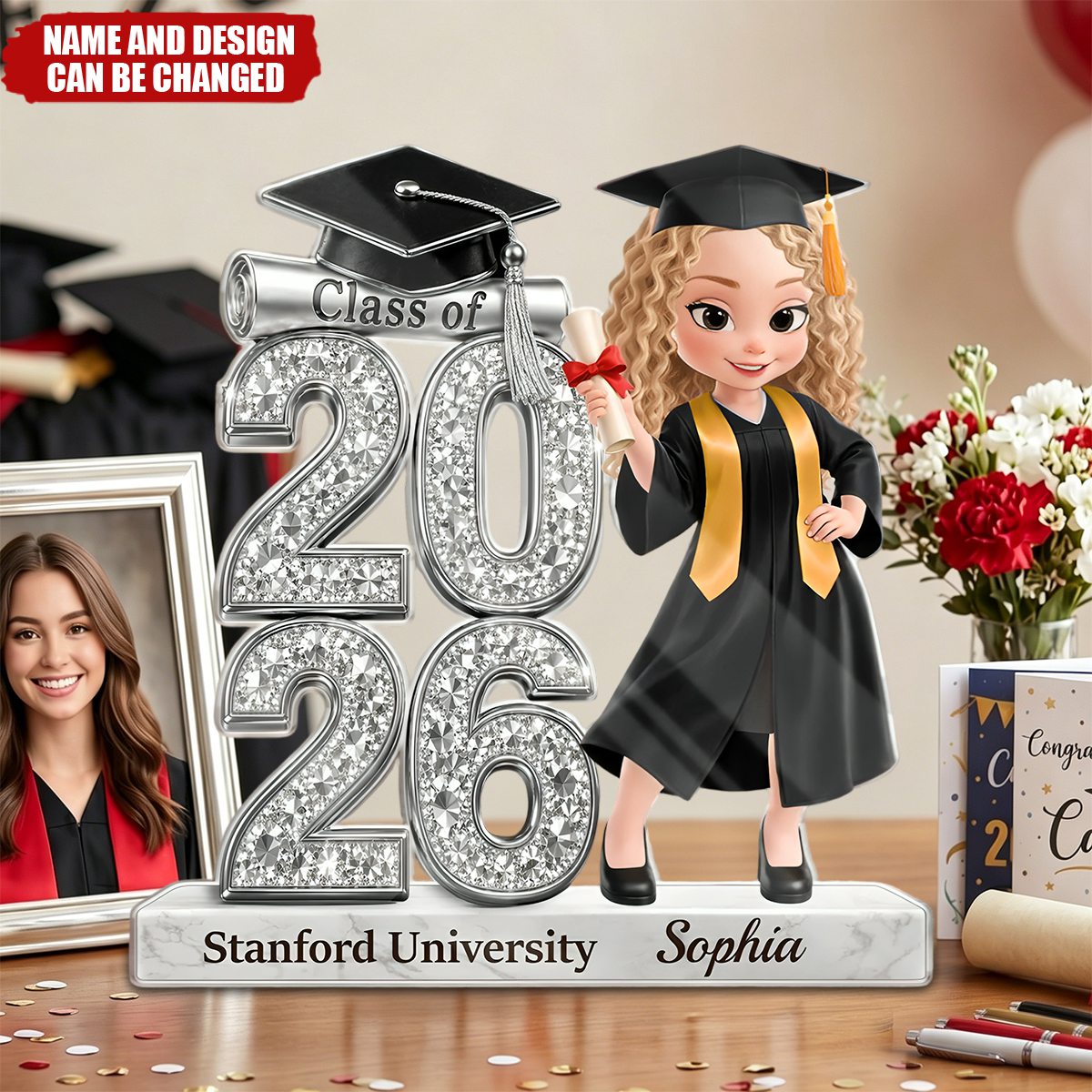 Smart Girl & Boy Era Unlocked - Personalized Acrylic Block Plaque