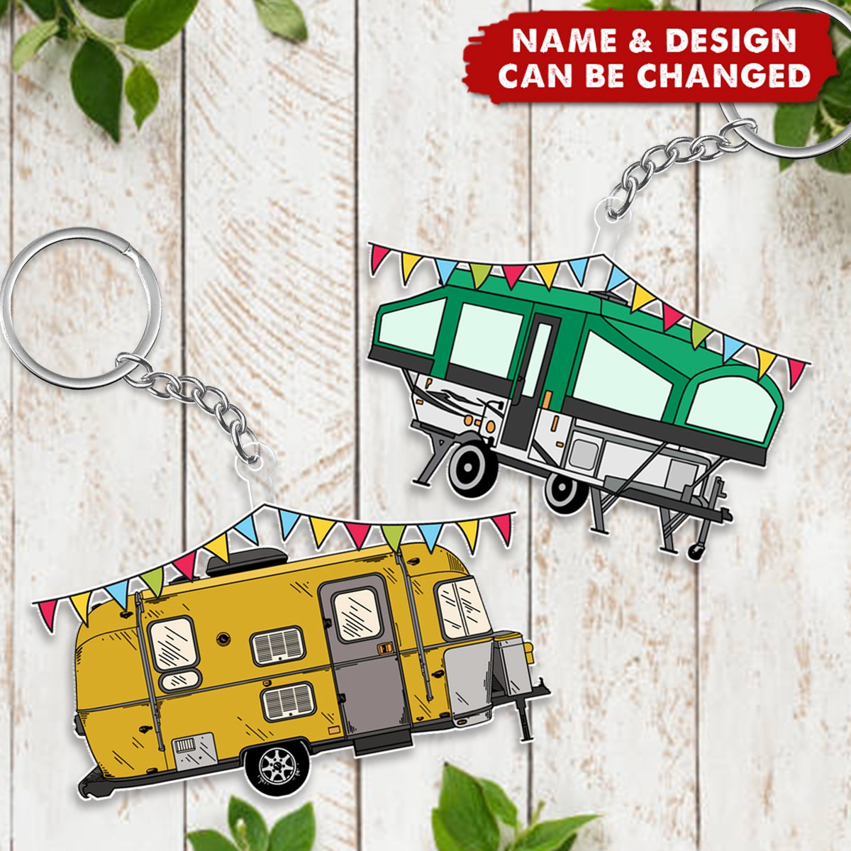 RV Gift For The One Loved Camping - Personalized Keychain