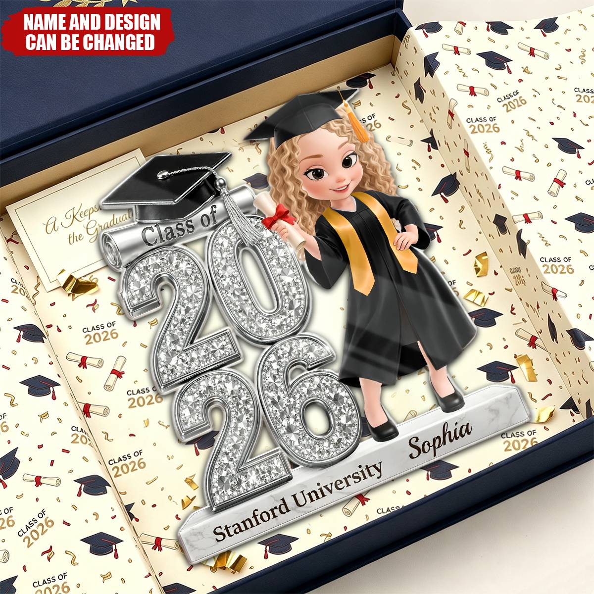 Smart Girl & Boy Era Unlocked - Personalized Acrylic Block Plaque