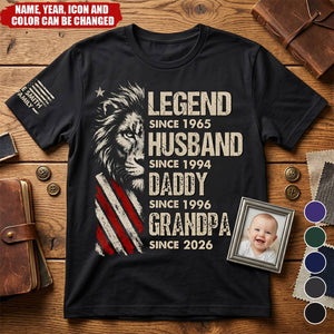 Strength Of A Father - Personalized Shirt, Gift For Dad, Grandpa
