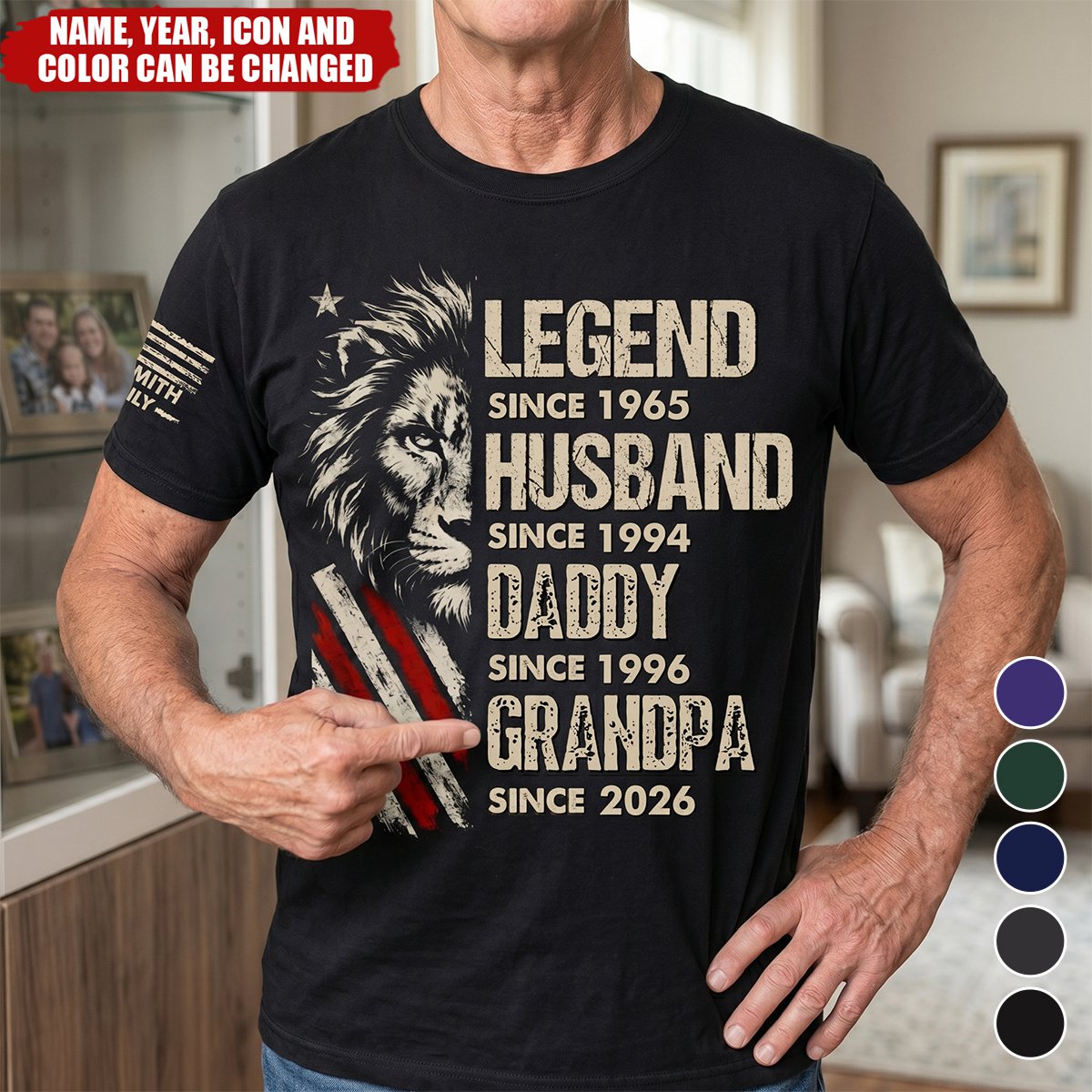 Strength Of A Father - Personalized Shirt, Gift For Dad, Grandpa