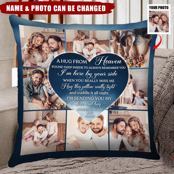 s With Pictures Memorial A Hug From Heaven 2 - Personalized Photo ...
