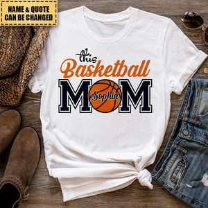 This Baseball/Basketball/Softball Mom Personalized T-shirt