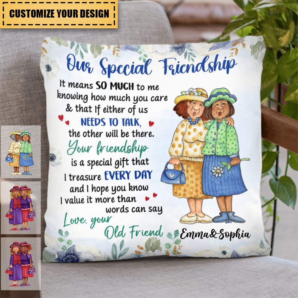 Gift For Friends Our Friendship Pillow
