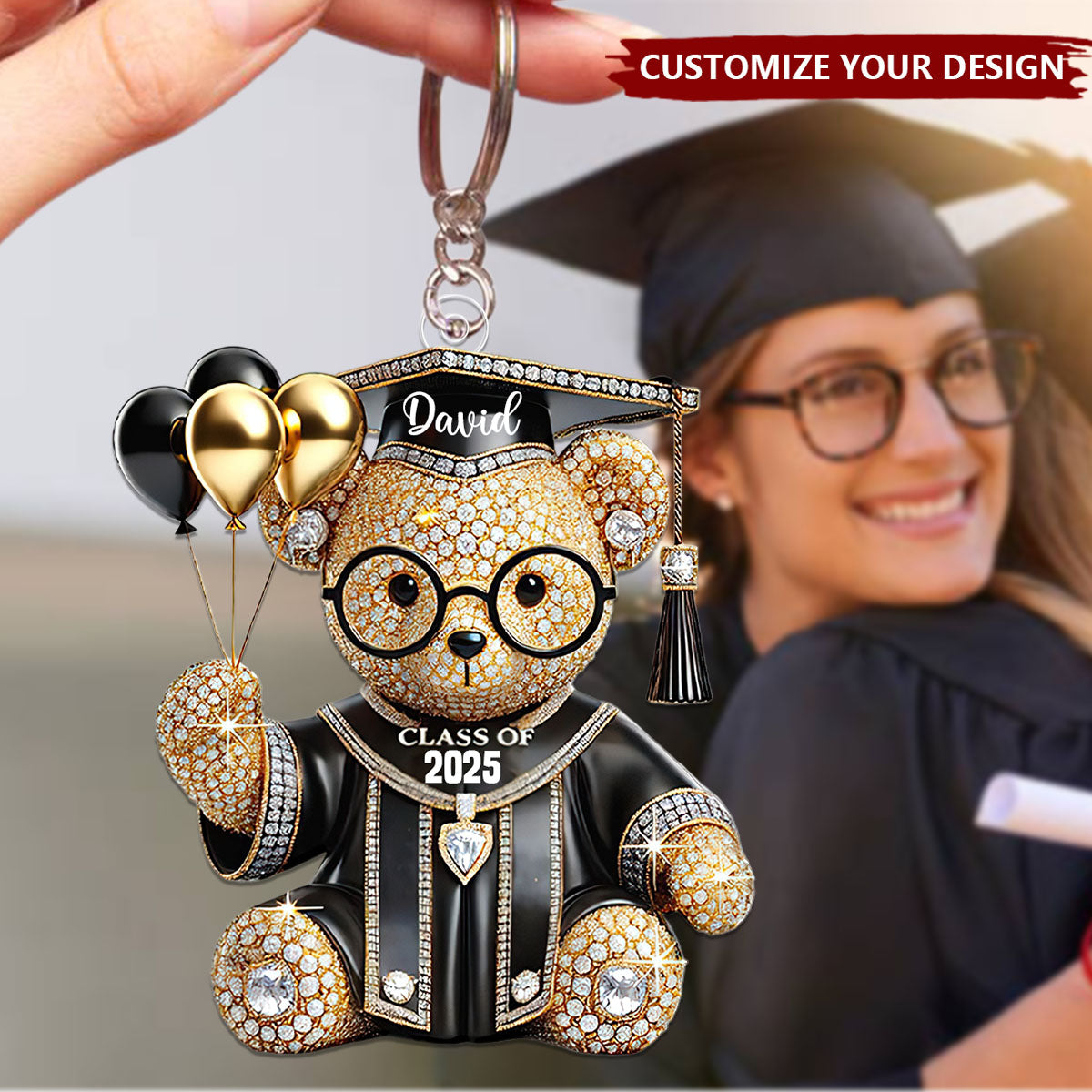 Graduation Gift - Personalized Graduation Keychain