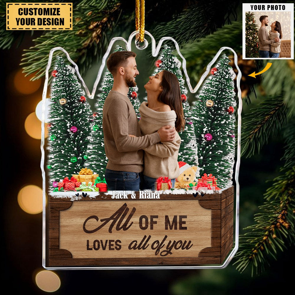 I Met You I Liked You I Love You - Personalized Acrylic Photo Ornament