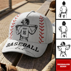 Father's Day Gift, Dad, Grandpa - Personalized Baseball Cap