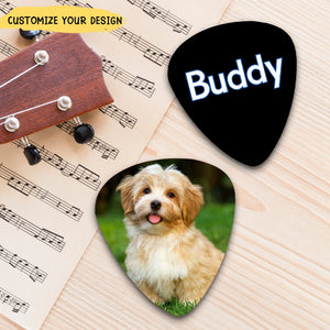 Custom Guitar Picks From Photos, Personalized Guitar Pick For Husband, Christmas Gift For Music Lover, Guitar Player Gifts For Boyfriend