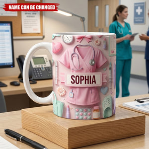 Heartfelt Gift for Dedicated Nurses - Personalized Coffee Mug