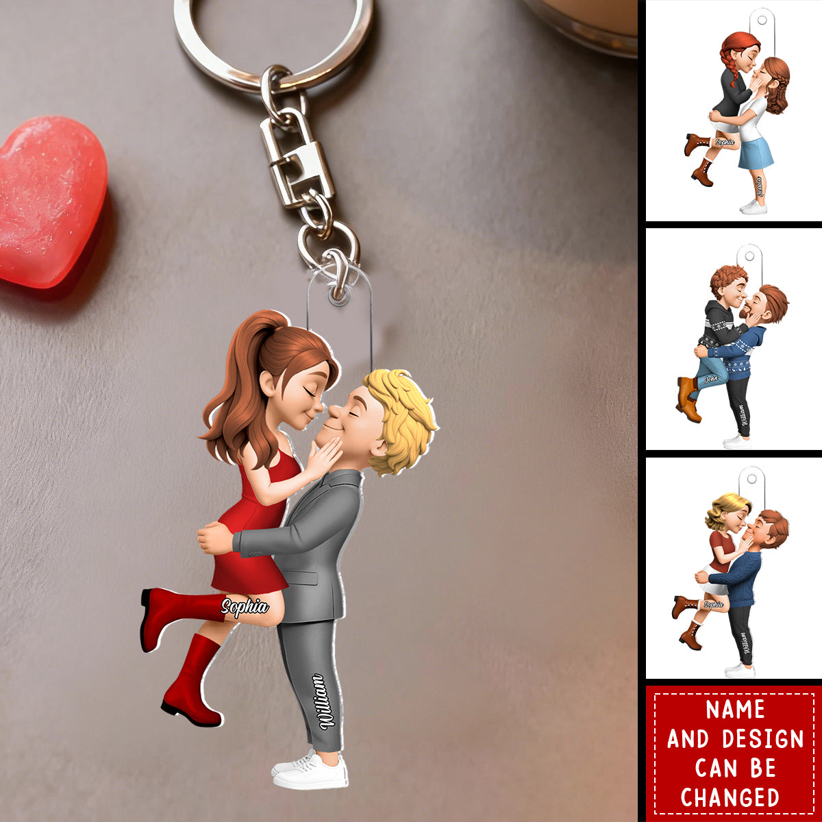 Annoying Each Other Since - Personalized Keychain, Gift for Couple