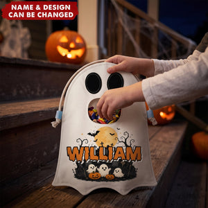 Too Cute To Spook - Personalized Ghost Bag, Gifts For Kids