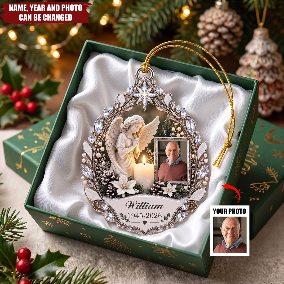 Guardian Angel – Personalized Acrylic Custom Shape Ornament