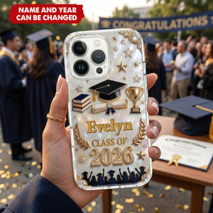 Class Of - Personalized Phone Case, Gift For Graduates