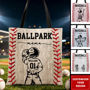 Baseball Mom That's My Kid - Personalized Tote Bag