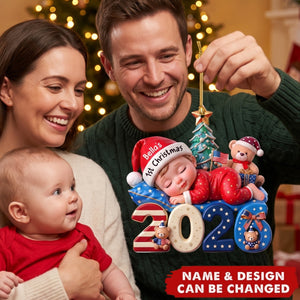 1st Christmas USA - Personalized Acrylic Custom Shape Ornament