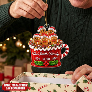 Our Sweet Little Family - Personalized Acrylic Custom Shape Ornament