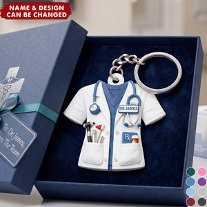Doctor And Tools – Personalized Acrylic Keychain