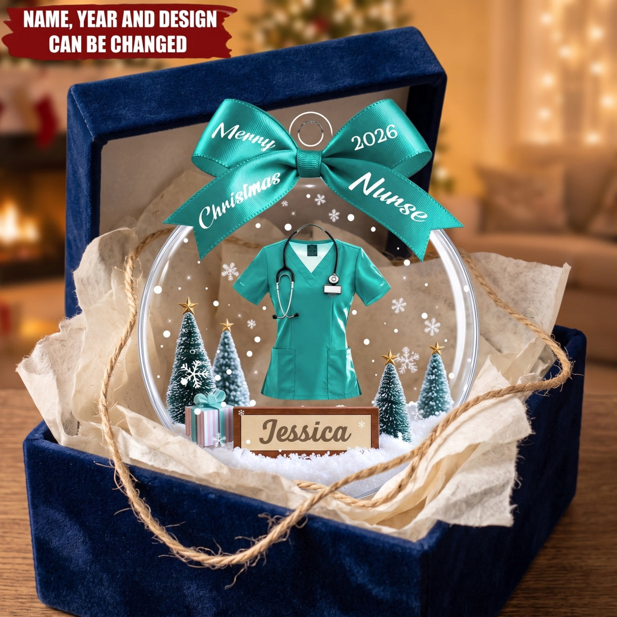 Medical Healthcare Worker - Personalized Acrylic Custom Shape Ornament