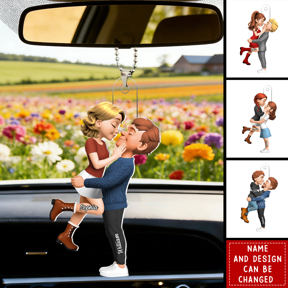 Annoying Each Other Since - Personalized Car Hanger, Gift for Couple