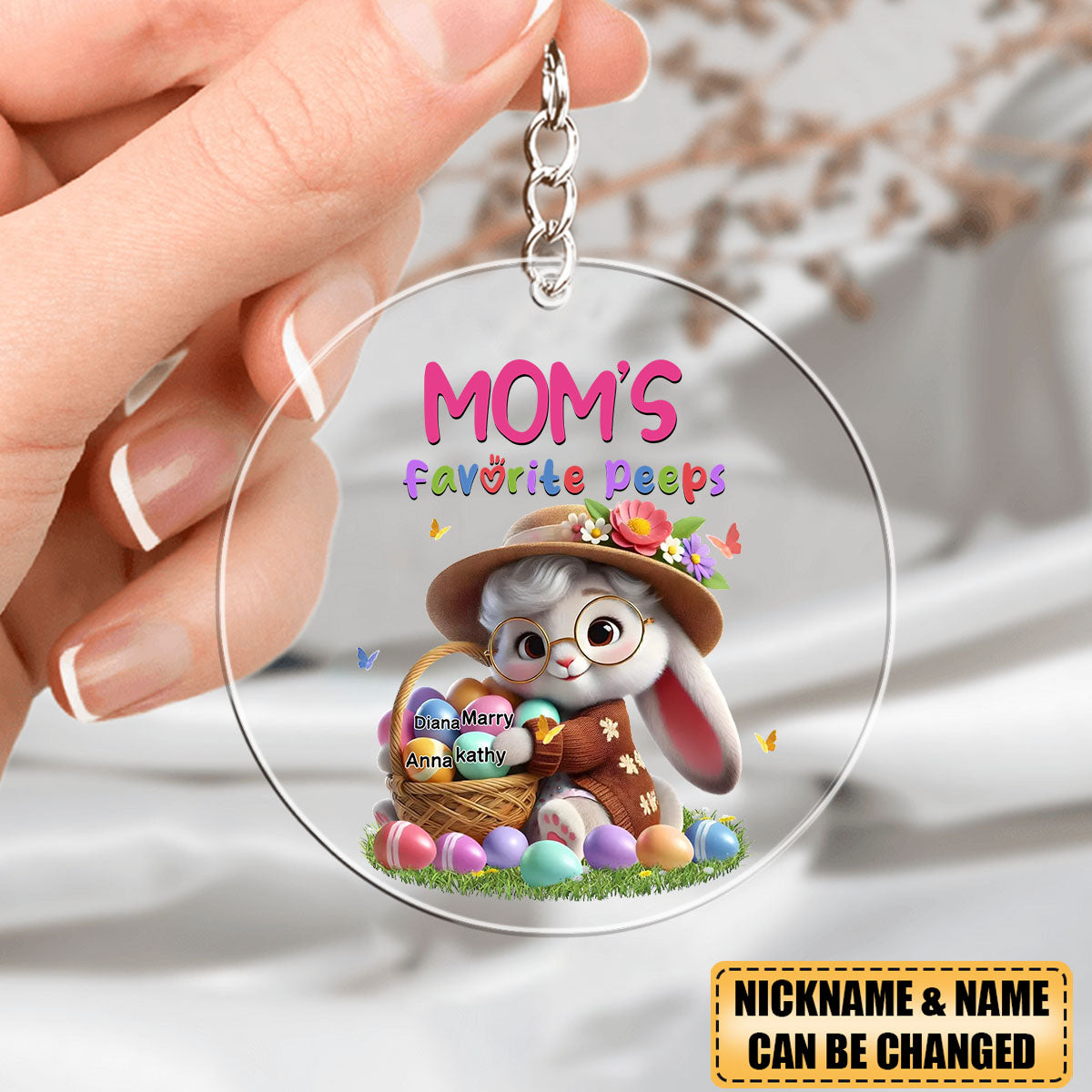Personalized Gift Grandma's Favorite Acrylic Keychain
