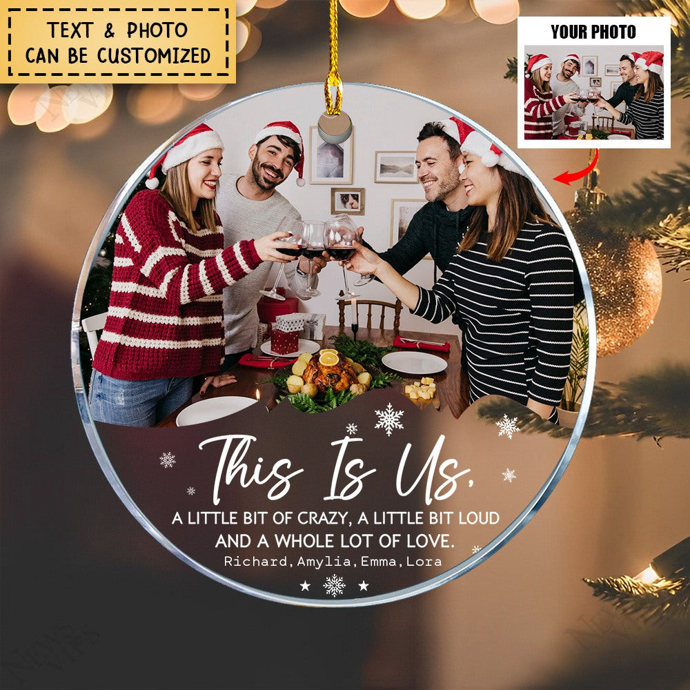 The Greatest Gift Our Parents Gave Us - Personalized Acrylic Photo Ornament