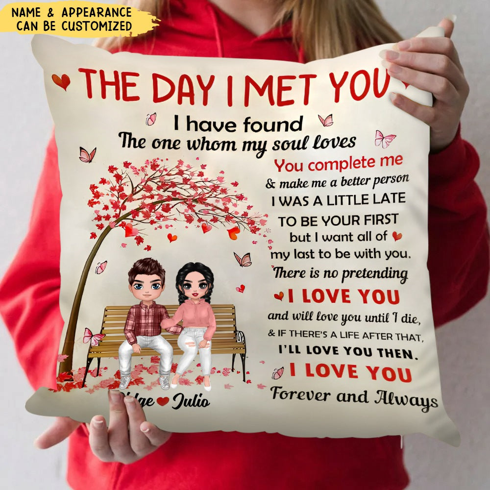 My Soul Loves - Couple Personalized Pillow - Gift For Couple Anniversary