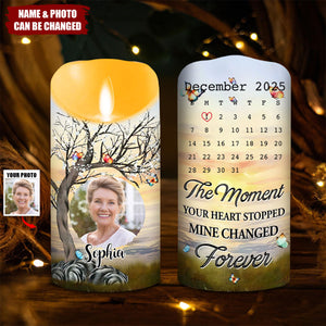 Mine Changed Forever - Personalized Custom LED Candle