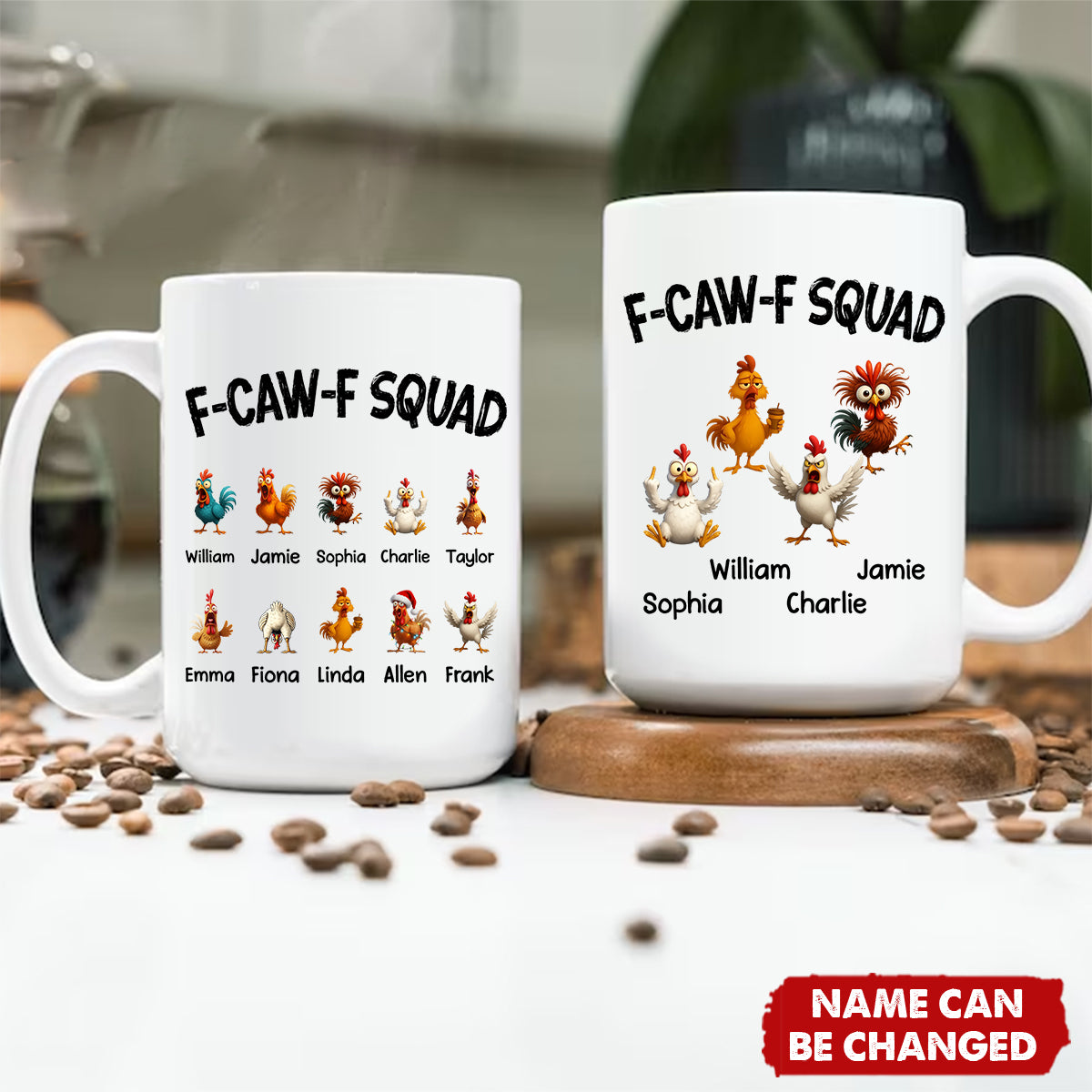 FCAWF Squad - Personalized Custom Coffee Mug