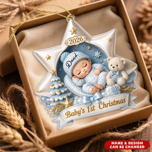 Born For Christmas Magic - Personalized Acrylic Custom Shape Ornament