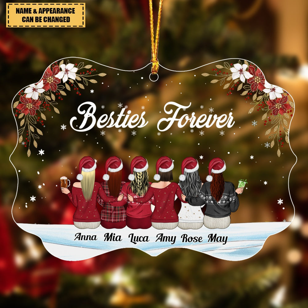 Here's To Another Year Of Bonding Over Alcohol - Personalized Acrylic Ornament