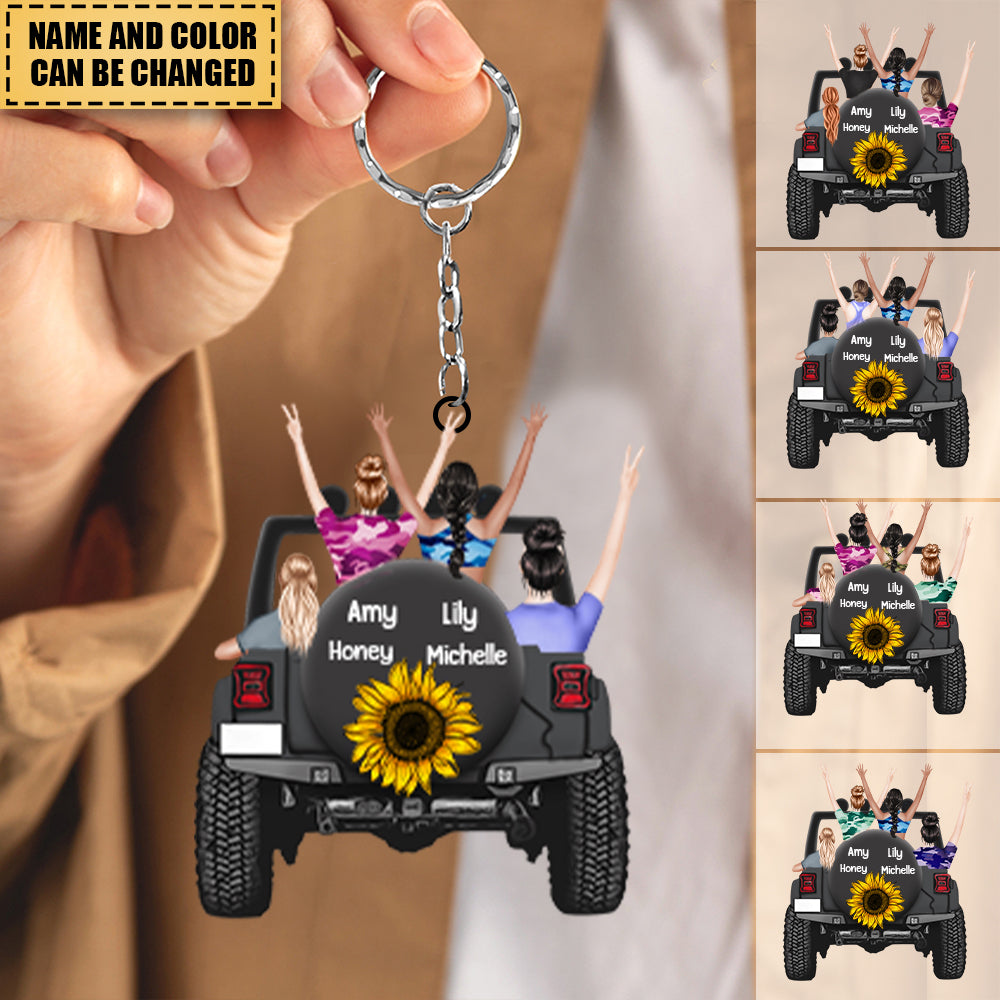 More Than Just Traveling Friends -Personalized Keychain For Bestie