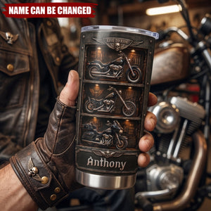Live To Ride Ride To Live - Personalized Biker Tumbler