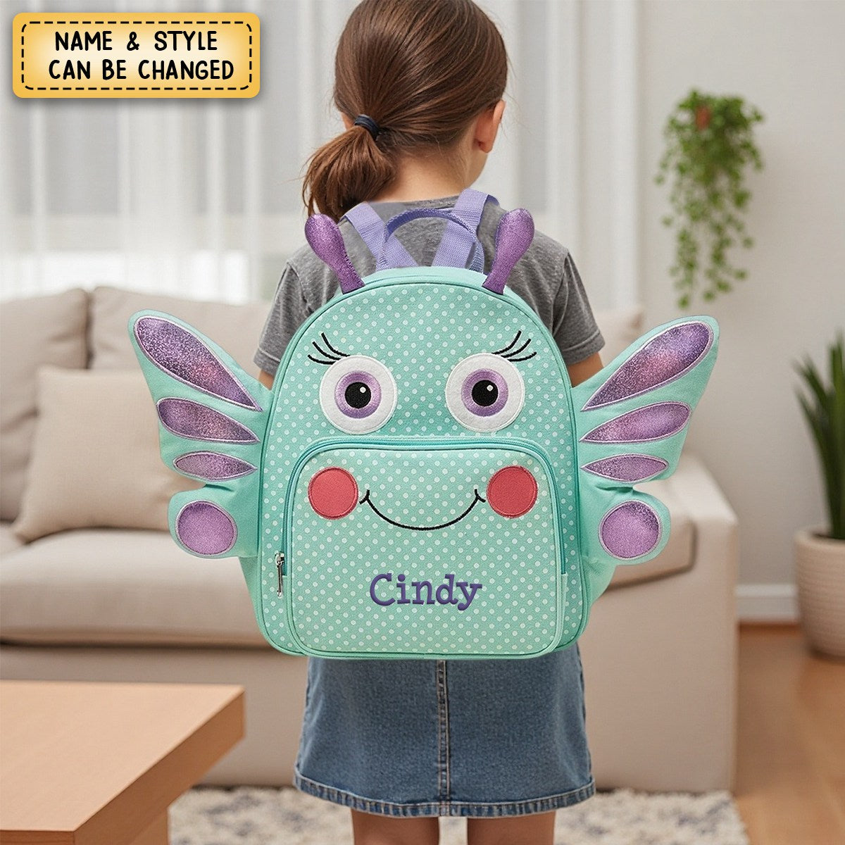 Custom Kid Name Embroidery Personalized Little Critter Backpacks