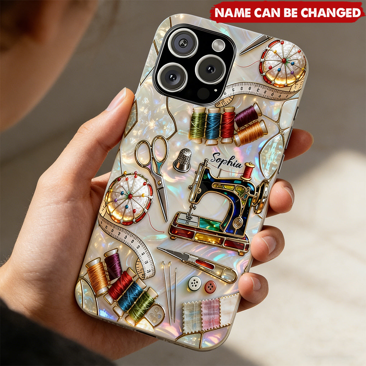 Love Sewing - Personalized Sewing Full Print Phone Case