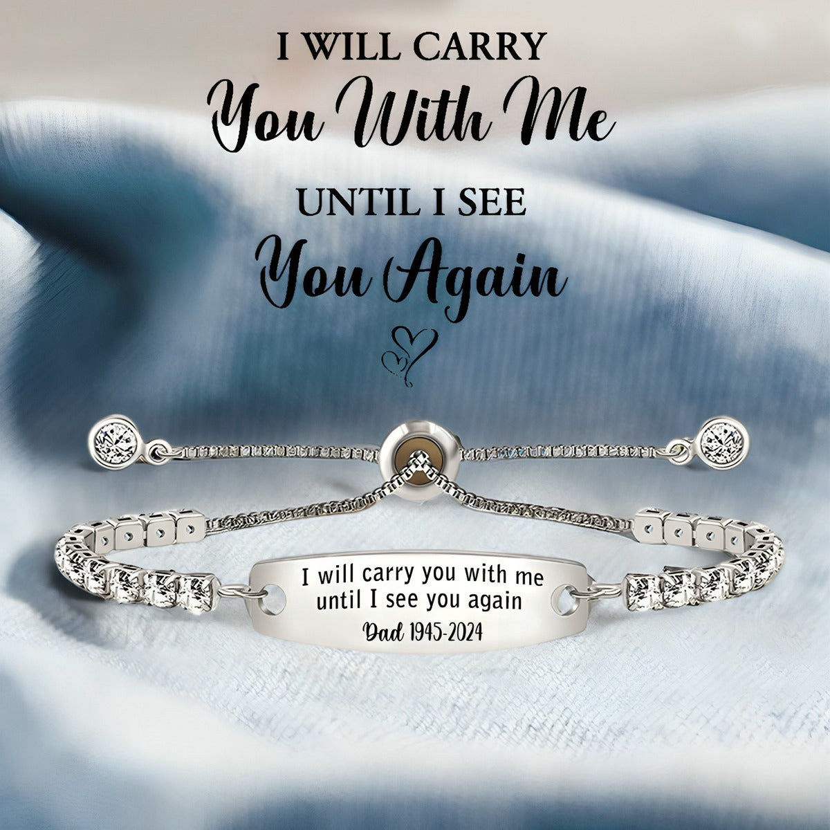 For Memorial-Personalized Engraved Bracelet