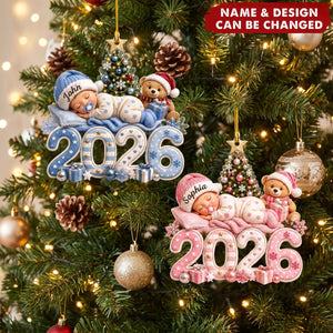 Baby First Christmas – Personalized Acrylic Custom Shape Ornament