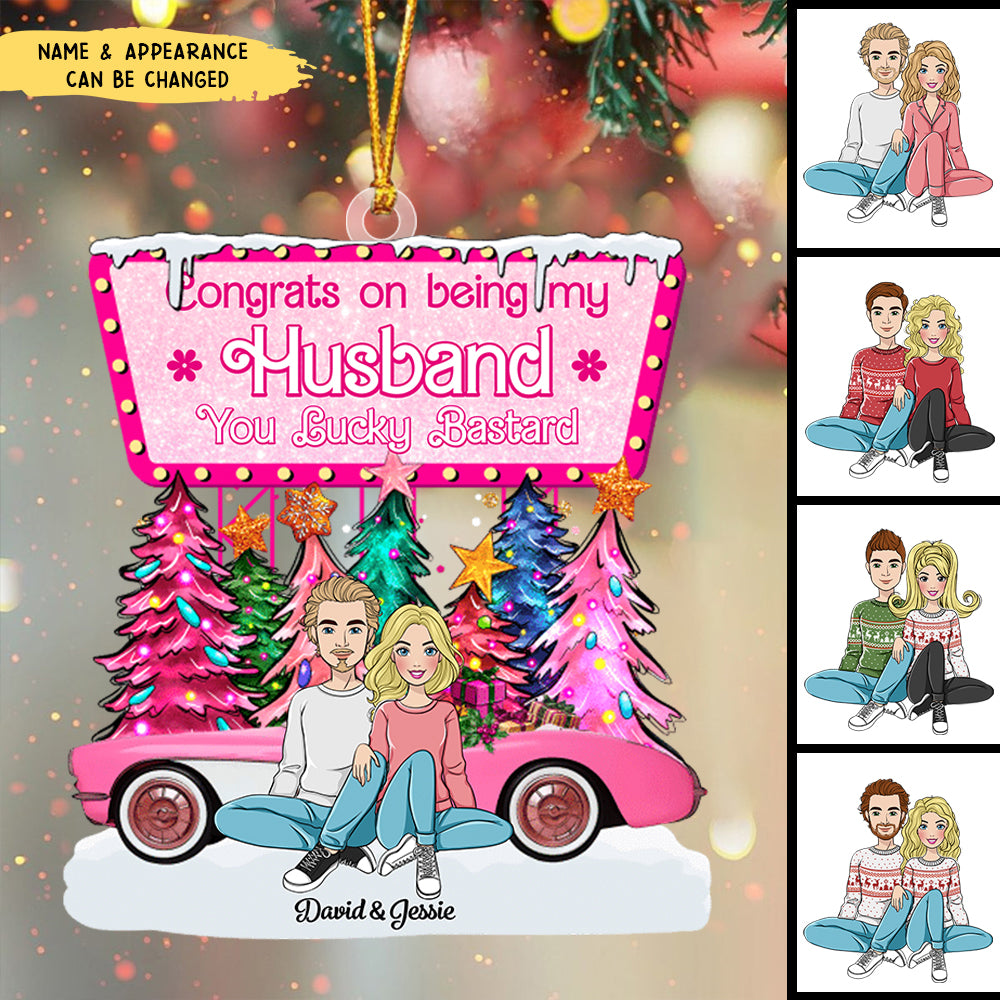 You're By Far My favorite - Christmas Tree Ornament - Personalized Ornament - Couple Gifts
