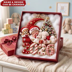 Baby Newborn – Personalized Acrylic Custom Shape Ornament