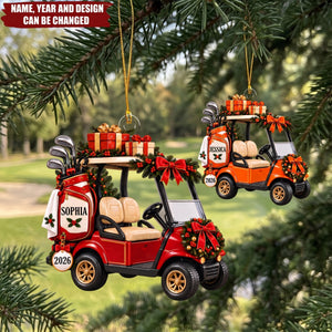 Golf Cart – Personalized Acrylic Custom Shape Ornament