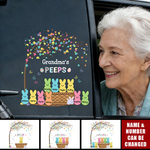 Custom Family Bunny Easter Car Window Decal Sticker Family Gift