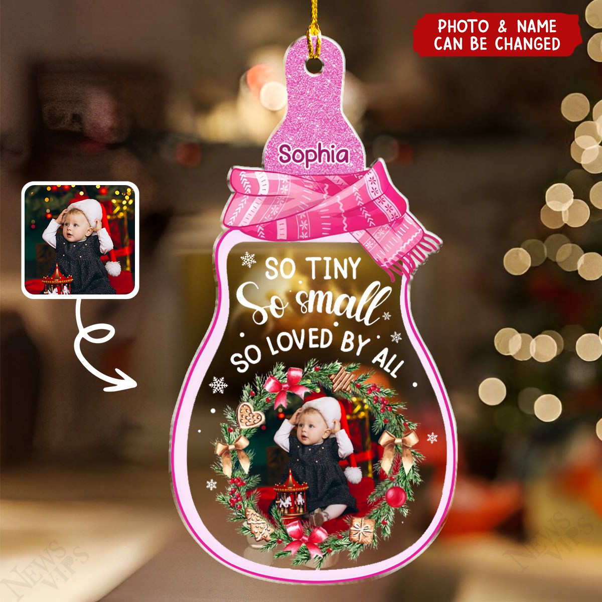 So Tiny So Small So Loved By All, Baby's First Christmas, Gift For New Parents
