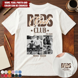 Cool Dad Club Custom Photo - Personalized Shirt For Dad, Grandpa
