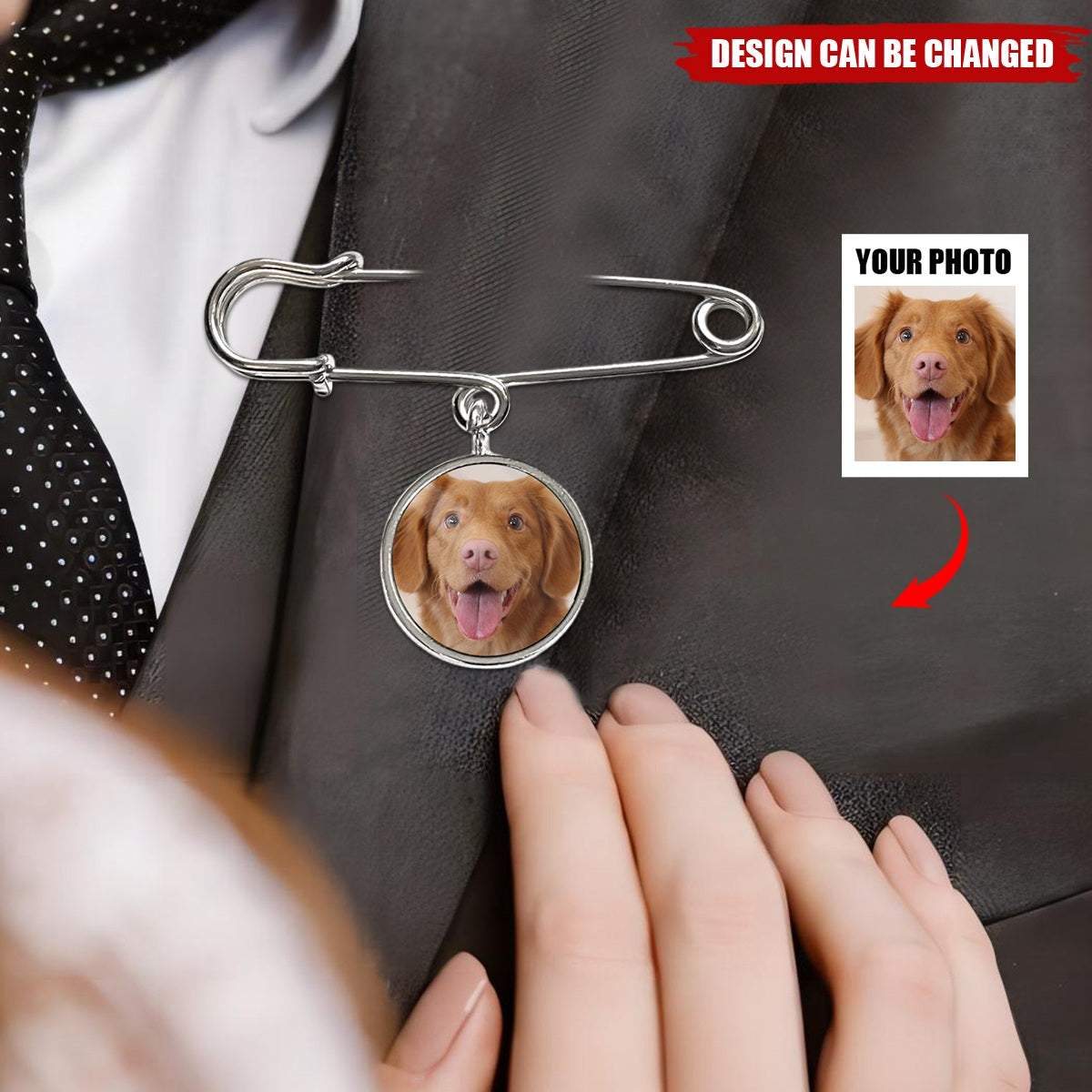 On Your Graduation Day - Personalized Lapel Pin, Graduation Gift for Pet Lover