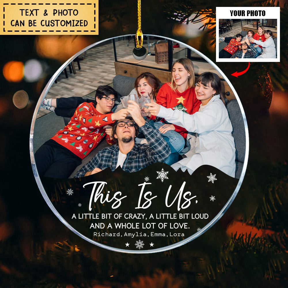 The Greatest Gift Our Parents Gave Us - Personalized Acrylic Photo Ornament